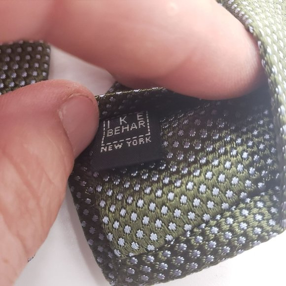 IKE BEHAR New‎ York Brown Micro Dot Neck Tie - Picture 5 of 8